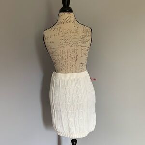 FLYER FLYING SPORTSWEAR INC. Cable Knit Skirt